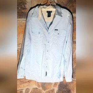 E2ek1eL baby blue button down top